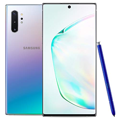 Samsung Galaxy Note 10+ Factory Unlocked Cell Phone with 256 GB (U.S. Warranty), Aura Glow (Silver) Note10+