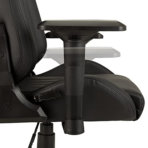 Norwood Commercial Furniture NOR-UTH3000BK-SO High-Back Racing-Style Gaming Chair, Black