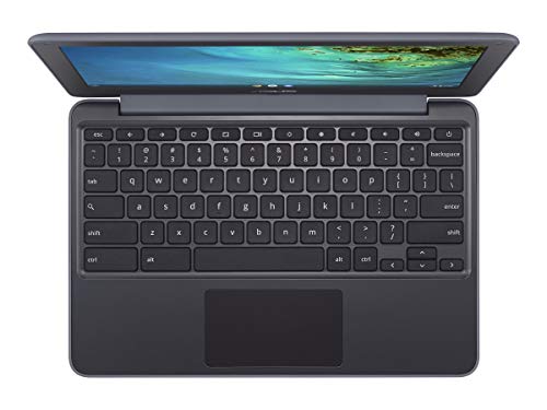 2021 Newest Asus Chromebook 11.6 Inch Laptop, MediaTek MT8173C 2.1GHz, 4GB RAM, 32GB eMMC, WiFi, Bluetooth, Webcam, Chrome OS + NexiGo 32GB MicroSD Card Bundle