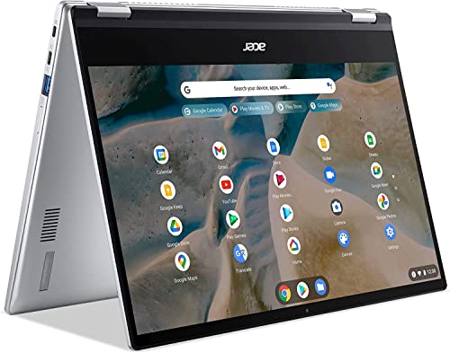2022 Acer Spin 514-1H 14" FHD 2-in-1 Touchscreen Chromebook (Dual-core Ryzen 3 3250C, 4GB RAM, 64GB eMMC, Stylus, Webcam, Type-C, IPS) Flip Convertible Home & Education Laptop, IST Pen, Chrome OS