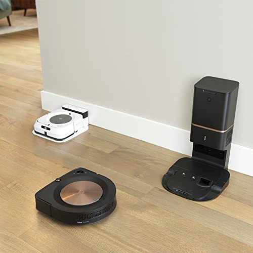 iRobot Roomba s9+ (9550) Robot Vacuum with Free Echo Dot (3rd Gen) – Automatic Dirt Disposal, Empties Itself, Smart Mapping, Powerful Suction, Corners & Edges, Ideal for Pet Hair