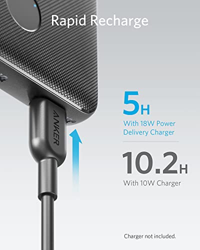 Anker Portable Charger, USB-C Portable Charger 10000mAh with 20W Power Delivery, 523 Power Bank (PowerCore Slim 10K PD) for iPhone 13 Series/iPhone 12 Series, S10, Pixel 4, and More