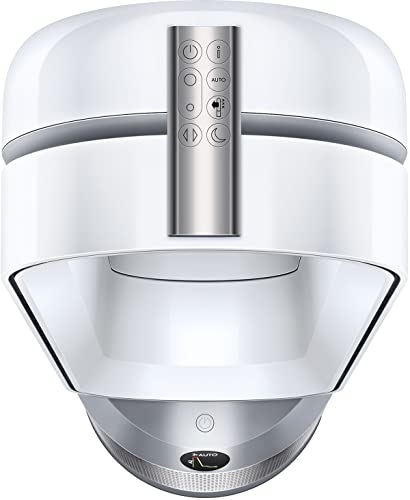 Dyson Pure Cool Autoreact, TP7A HEPA Air Refresher & Purifying Fan, For Large Rooms, White/Nickel