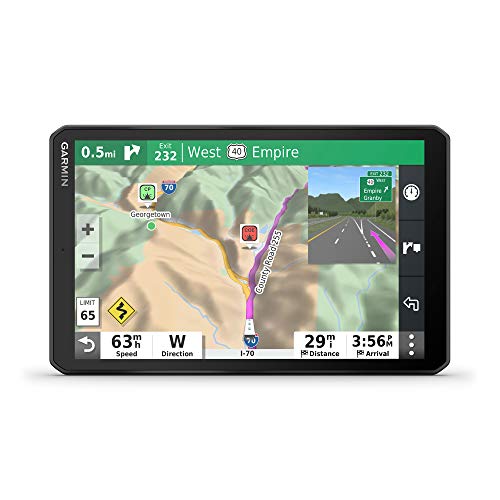 Garmin RV 890, GPS Navigator for RVs with Edge-to-Edge 8” Display, Preloaded Campgrounds, Custom Routing and More