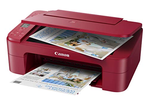 Canon Pixma TS3320 Red, Works with Alexa