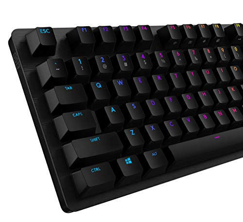 Logitech G513 Carbon LIGHTSYNC RGB Mechanical Gaming Keyboard with GX Brown Switches - Tactile (Renewed)