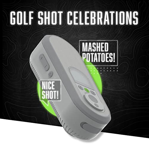 Precision Pro Ace Smart GPS Golf Speaker - Bluetooth Golf Cart Speaker with Mangetic Cart Mount, Music & GPS Golf Audible Distances, Personalized Yardages, Rechargeable Battery & 37,000+ Courses