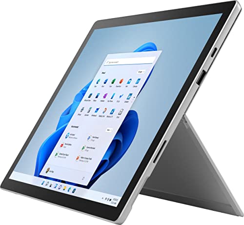 Microsoft Surface Pro 7+ 2-in-1, 12.3" Touchscreen Tablet, 11th Gen Intel Core i3, 8GB RAM, 128GB SSD, Windows 11 Home, Platinum, with Surface Pen & Sleeve