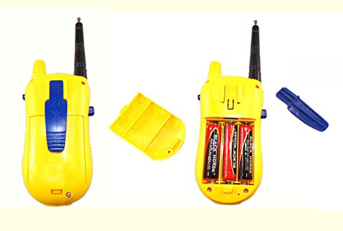 3 Way Walkie Talkies Rechargeable 2Pcs Mini Walkie Talkie Kids Electronic Toys Portable Two-Way Radio Set Walkie Talkie Kids (Yellow, One Size)