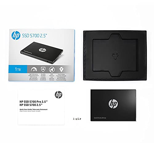 HP S700 2.5" 1TB SATA III 3D TLC Internal Solid State Drive (SSD) 6MC15AA#ABC