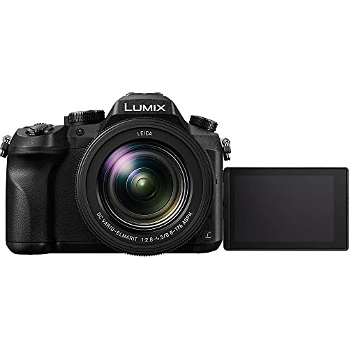 Panasonic Lumix DMC-FZ2500 Digital Camera - 128GB - Memory Card Wallet - Reader - Battery x2-72" Tripod - Case