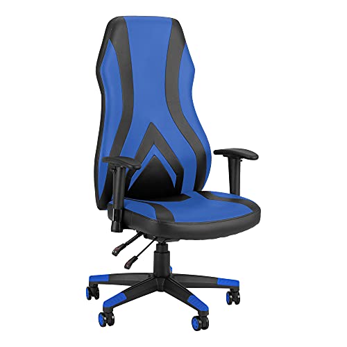 Magnitude XL -Blue Big and Tall Gaming Chair - Fully Adjustable High Back with Sturdy Wide Seat, 300lb Weight Capacity Office Desk and Esports Chair Norwood Commercial Furniture (NOR-UTH3050BL-SO)