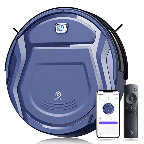 OKP Life K2 Robot Vacuum Cleaner 1800 mAh, Blue