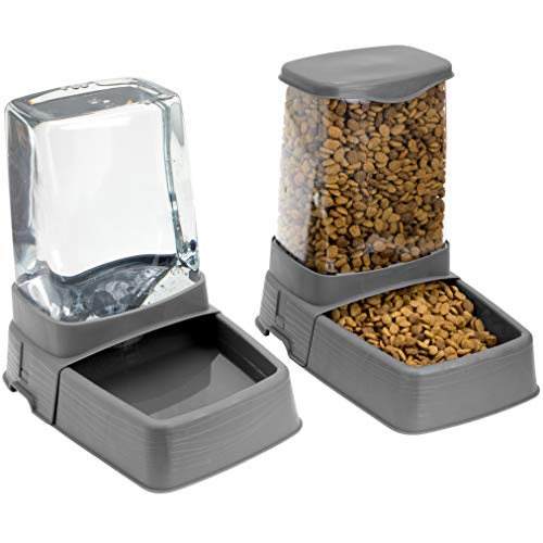 SportPet Food Bowls_Raised Stainless Steel Bowl_Gravity Feeder and Waterer