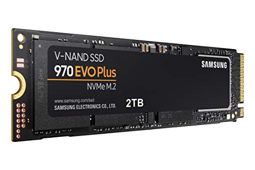 SAMSUNG 970 EVO Plus SSD 2TB - M.2 NVMe Interface Internal Solid State Drive with V-NAND Technology (MZ-V7S2T0B/AM)