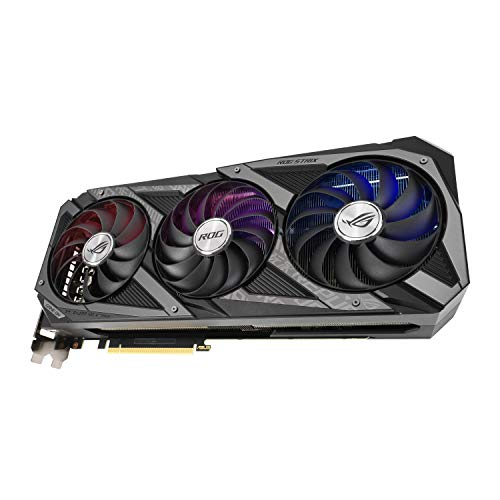 ASUS ROG STRIX NVIDIA GeForce RTX 3090 Gaming Graphics Card- PCIe 4.0, 24GB GDDR6X, HDMI 2.1, DisplayPort 1.4a, Axial-Tech Fan Design, 2.9-Slot