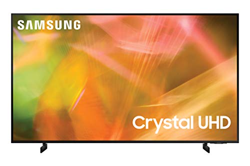 SAMSUNG 43-Inch Class Crystal 4K UHD AU8000 Series HDR, 3 HDMI Ports, Motion Xcelerator, Tap View, PC on TV, Q Symphony, Smart TV with Alexa Built-In (UN43AU8000FXZA, 2021 Model)