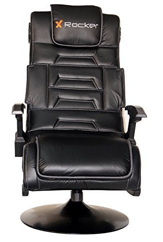 X Rocker, 5139601, Pro Series Pedestal 2.1 Video Gaming Chair, Black