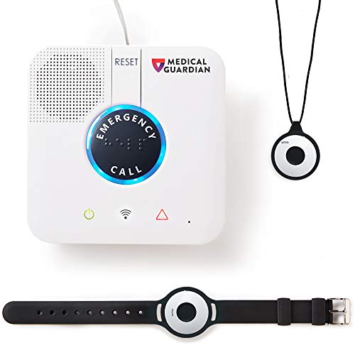 Classic Guardian Medical Alert System by Medical Guardian - Senior Medical Alert, 24/7 Panic Button, 1,300 Feet of Protection, Elderly Assistance Products and Elderly Monitoring for Caregiver