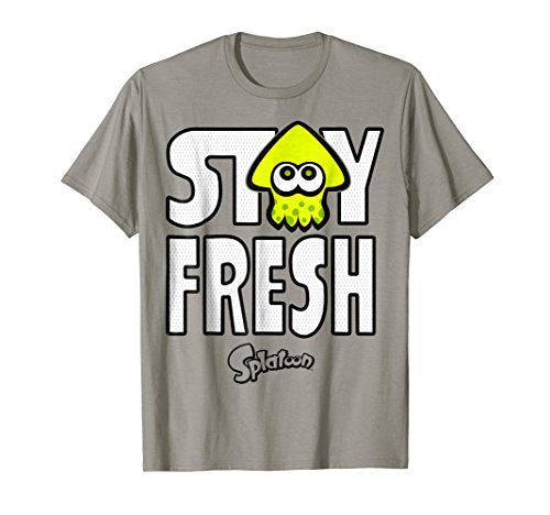 Nintendo Splatoon Neon Stay Fresh Graphic T-Shirt