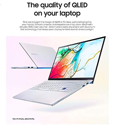 SAMSUNG Galaxy Book Ion 13.3” Laptop| QLED Display and Intel Core i7 Processor | 8GB Memory | 512GB SSD | Long Battery Life and Windows 10 PRO Operating System | (NP930XCJ-K02US), Silver