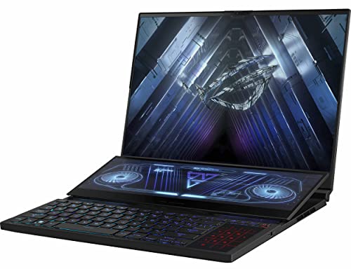 ASUS ROG Zephyrus Duo 16 Gaming & Entertainment Laptop (AMD Ryzen 9 6900HX 8-Core, 32GB DDR5 4800MHz RAM, 2TB PCIe SSD, GeForce RTX 3070 Ti, 16.0" 165Hz Wide QXGA (2560x1600), Win 11 Pro) with Hub