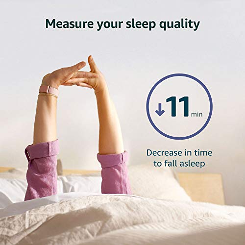 Amazon Halo Band - Medium – Measure how you move, sleep, and sound – Designed with privacy in mind - Winter + Silver