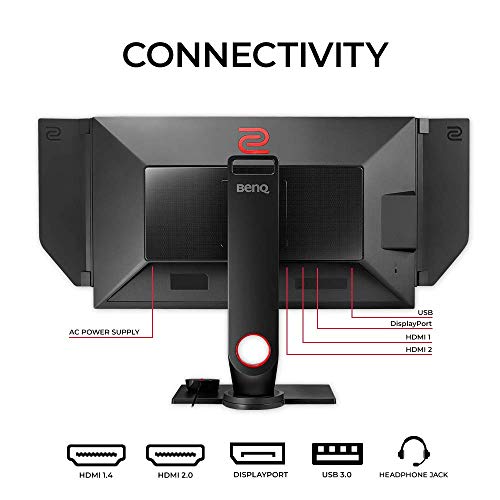 BenQ ZOWIE XL2740 27 inch 240Hz Gaming Monitor with G-Sync Compatible/ Adaptive Sync | 1080p 1ms | Black Equalizer for Competitive Edge | S-Switch for Custom Display Profiles | Shield