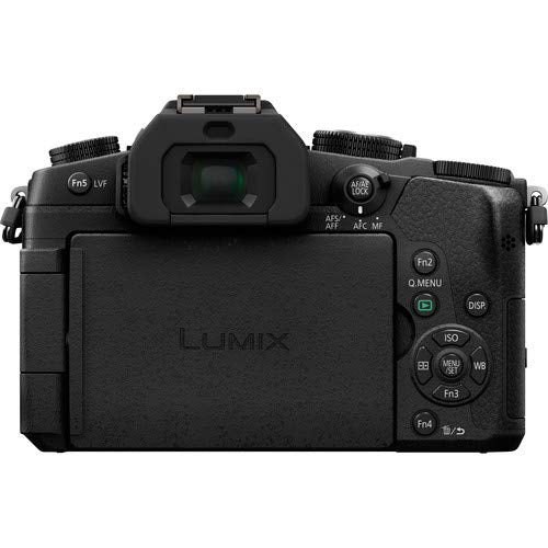 Panasonic Lumix DMC-G85 Mirrorless Micro Four Thirds Digital Camera with 12-60mm Lens Bundle with 64GB Memory Card + Replacement Battery + Carrying Case+ LCD Screen Protectors + More