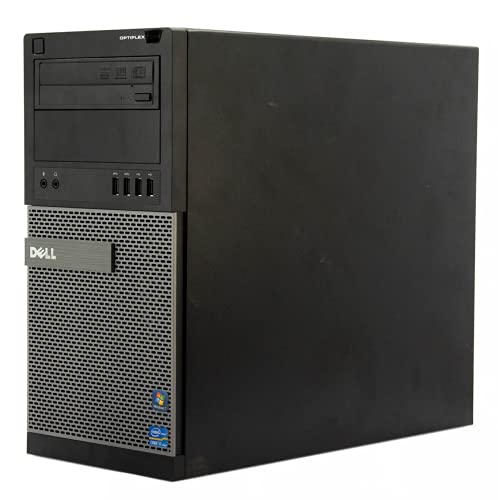 Dell OptiPlex 9020 Tower Computer Desktop PC, Intel Core i5 Processor, 8GB Ram, 120GB M.2 SSD + 2TB Hard Drive, WiFi & Bluetooth, HDMI, NVIDIA GeForce GT 1030 2GB DDR5, Windows 10 (Renewed)