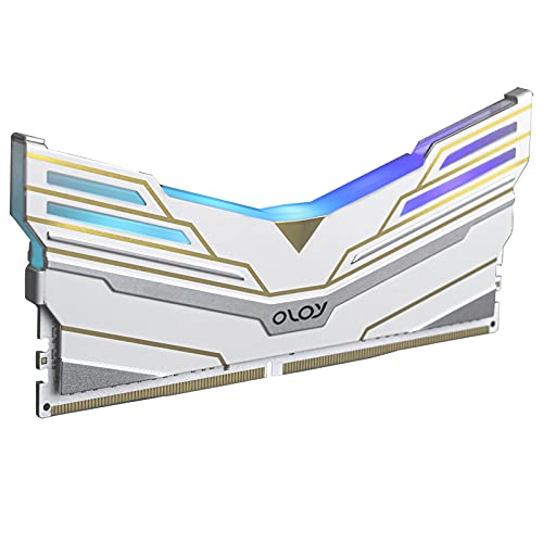 OLOy DDR4 RAM 64GB (2x32GB) Warhawk Aura Sync RGB 3200 MHz CL16 1.35V 288-Pin Desktop Gaming UDIMM (MD4U3232161DCWDA)
