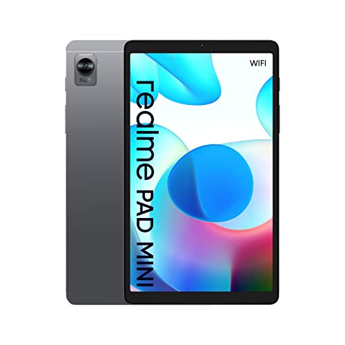 Realme Pad Mini Tablet, 8.7" Large Display Android Tablet, 6400 mAh Battery Capacity, Unisoc T616 Octa-core Processor, Quick Charge 18 W, WiFi,4GB+64GB,Grey