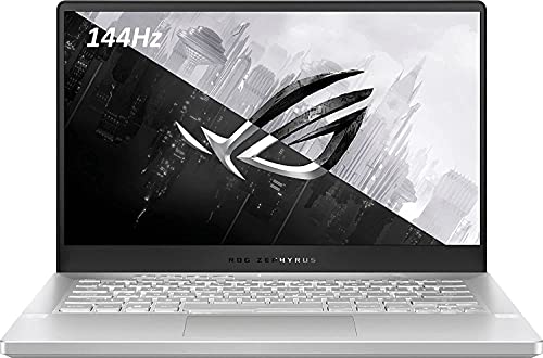 Asus ROG Zephyrus G14 VR Ready Gaming Laptop, 14" 144Hz Full HD IPS Display, 8 Cores AMD Ryzen 9 5900HS,NVIDIA GeForce RTX 3060, Moonlight White-Accessories (40GB RAM|1TB PCIe SSD)