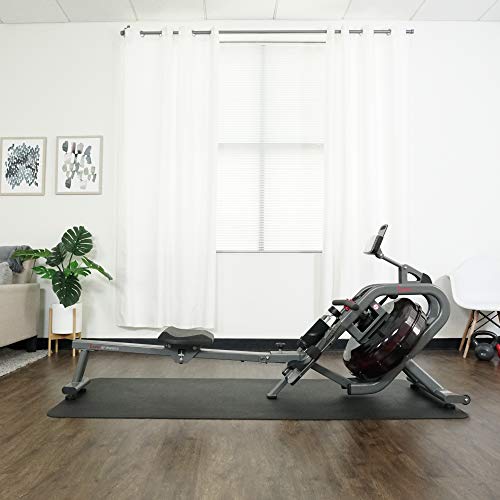 Sunny Health & Fitness Phantom Hydro Water Rowing Machine - SF-RW5910, Silver