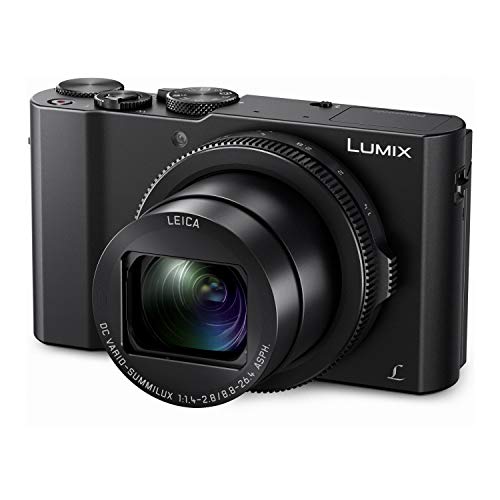 Panasonic LUMIX LX10 4K 20.1MP Digital Camera with Leica 24-72mm Lens (Black), 64GB SD Card, and Camera Case Bundle