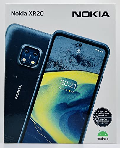 Nokia XR20 | Android 11 | Unlocked Smartphone | Dual SIM | International Version | 6/128GB | 6.67-Inch Screen | 48MP Dual Camera | Grey