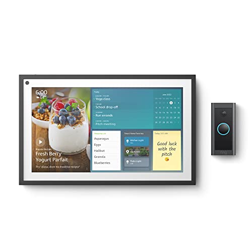 Echo Show 15 with Ring Video Doorbell Wired