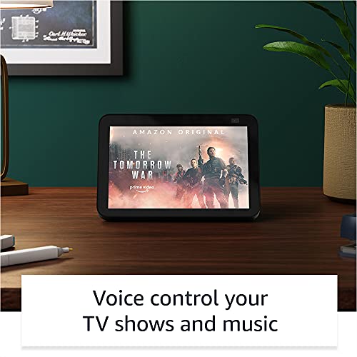 Echo Show 8 (2nd Gen, 2021 release) | HD smart display with Alexa and 13 MP camera | Charcoal