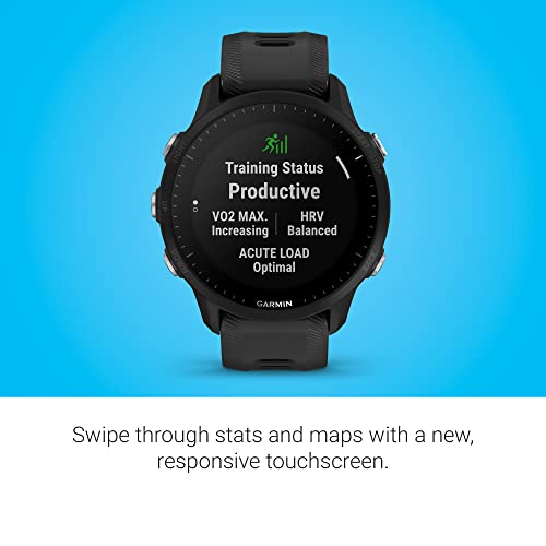 Garmin Forerunner® 955, GPS Running Smartwatch, Tailored to Triathletes, Long-Lasting Battery, Black