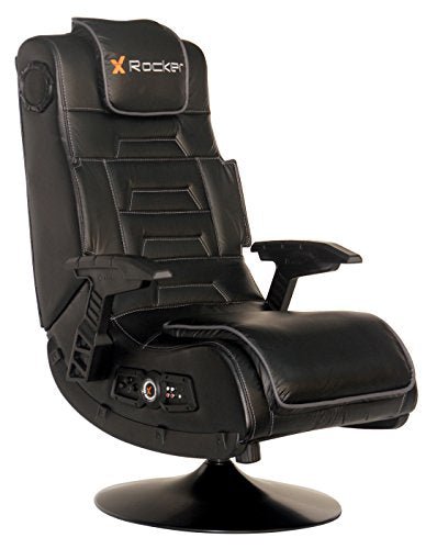 X Rocker, 5139601, Pro Series Pedestal 2.1 Video Gaming Chair, Black