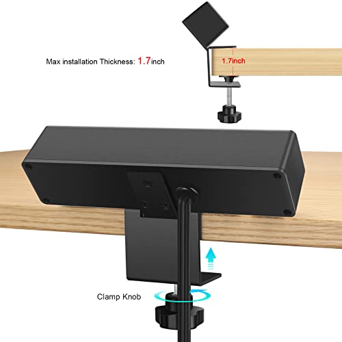 Desktop Clamp Power Strip with USB C, Surge Protector 900J Power Charging Station Outlet with 4 AC Plugs 2 USB A 1 USB C PD 20W Fast Charging Outlets for Home Office Garage Workshop