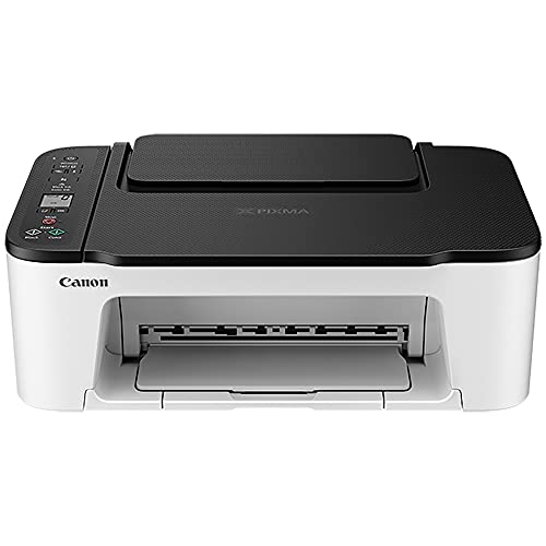 Canon PIXMA TS Series Wireless All-in-One Color Inkjet Printer, White - Print, Scan, Copy - 4800 x 1200 dpi, Borderless Printing