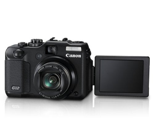 Canon G12 10 MP Digital Camera with 5x Optical Image Stabilized Zoom and 2.8 Inch Vari-Angle LCD