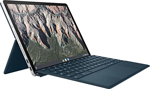 HP - 11" Touch-Screen Chromebook - Qualcomm Snapdragon - 8GB Memory - 64GB eMMC - Natural Silver & Night Teal