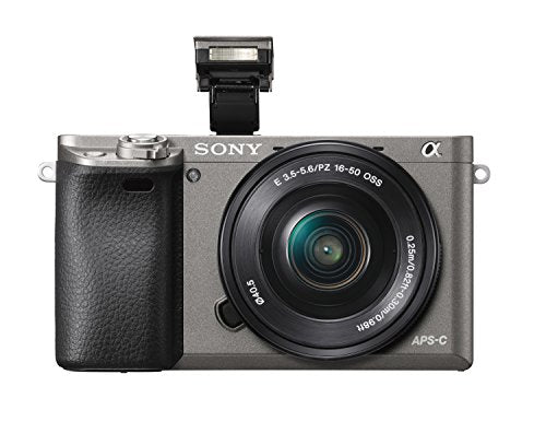 Sony Alpha a6000 Mirrorless Digital Camera with 16-50mm Lens, Graphite (ILCE-6000L/H)