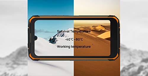 Rugged Smartphone, DOOGEE S59 Pro Android 10, 4GB+ 128GB, 16MP + 8MP Four Cameras, 10050mAh Battery, 5.71 inches HD+, IP68 Waterproof Mobile Phone, 4G Dual SIM, NFC/GPS, US Version - Mineral Black