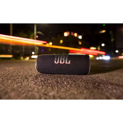 JBL FLIP 6 Portable Wireless Bluetooth Speaker IP67 Waterproof On-The-Go Bundle with Authentic Boomph Hardshell Protective Case - Red