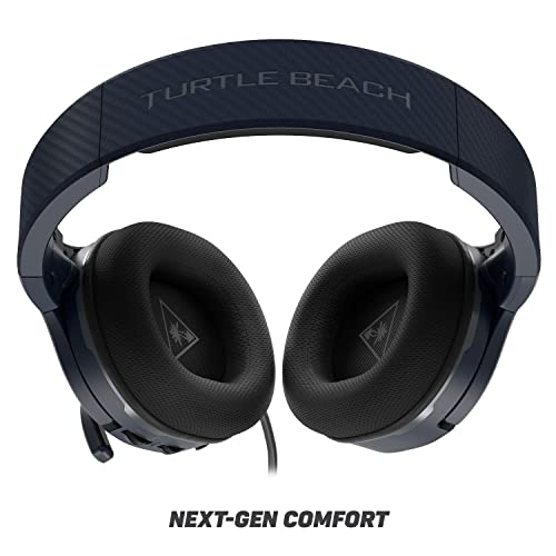 Turtle Beach Recon 200 Gen 2 Powered Gaming Headset for Xbox Series X, Xbox Series S, & Xbox One, PlayStation 5, PS4, Nintendo Switch, Mobile, & PC with 3.5mm connection - Midnight Blue