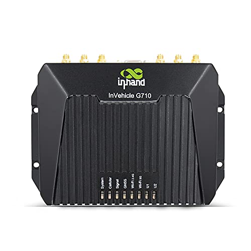 InHand Networks InVehicle G710 High-Performance Vehicle Networking Router Gateway with OBD-II and J1939, Support GNSS, LTE CAT6, Dual-Band WiFi and Ethernet