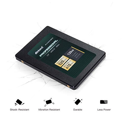 Inland Professional 3 Pack 120GB SSD 3D TLC NAND SATA III 6GB/s 2.5" Internal Solid State Drive (3x120GB)